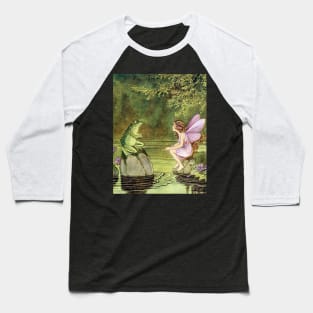 Frog and Fairy Talking -Ida Rentoul Outhwaite Baseball T-Shirt